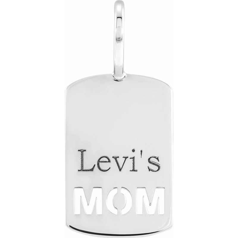 Engravable Mom Charm/Pendant