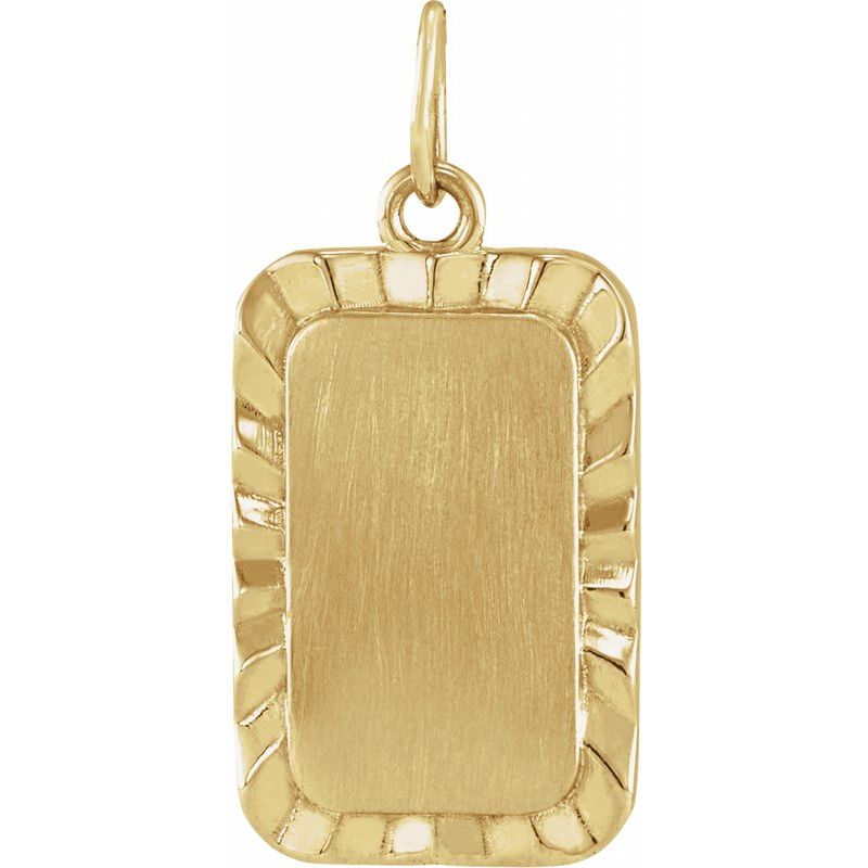 Engravable Sunburst Necklace or Pendant
