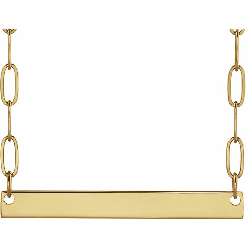 Engravable Bar Necklace No. 4