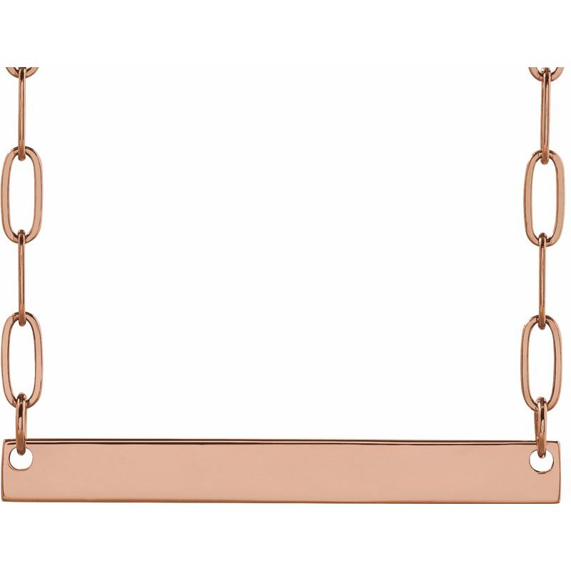 Engravable Bar Necklace No. 4