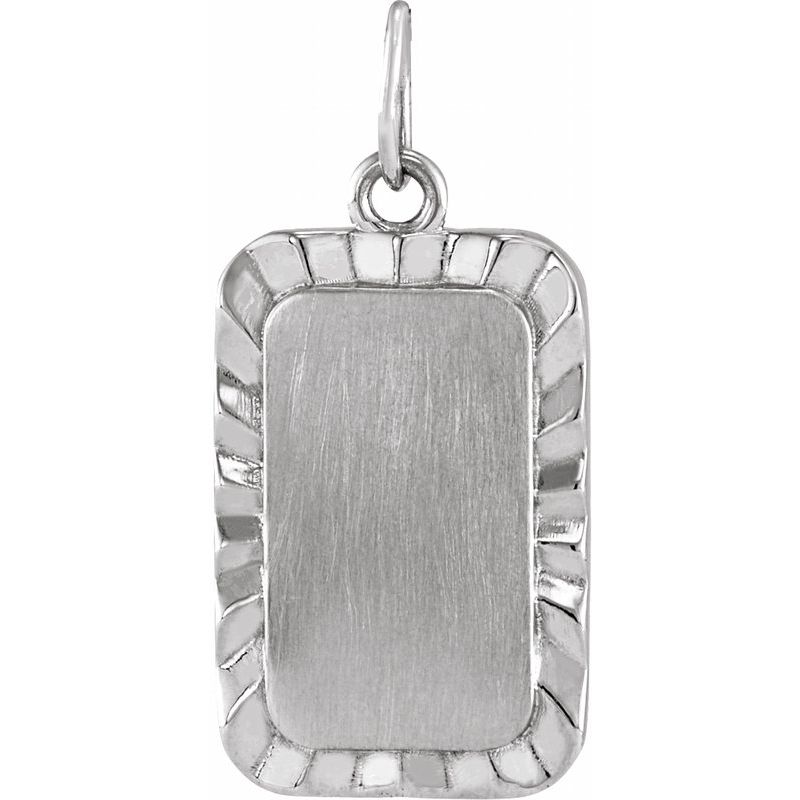Engravable Sunburst Necklace or Pendant