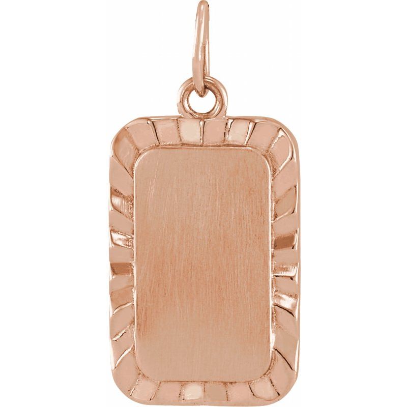Engravable Sunburst Necklace or Pendant