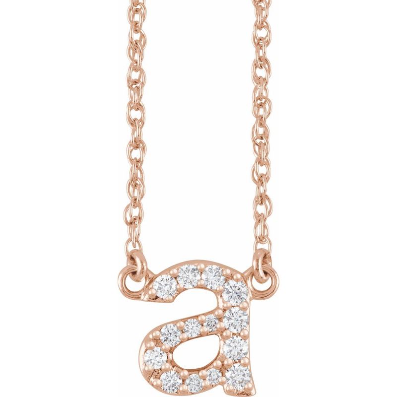 Lowercase Initial Necklace
