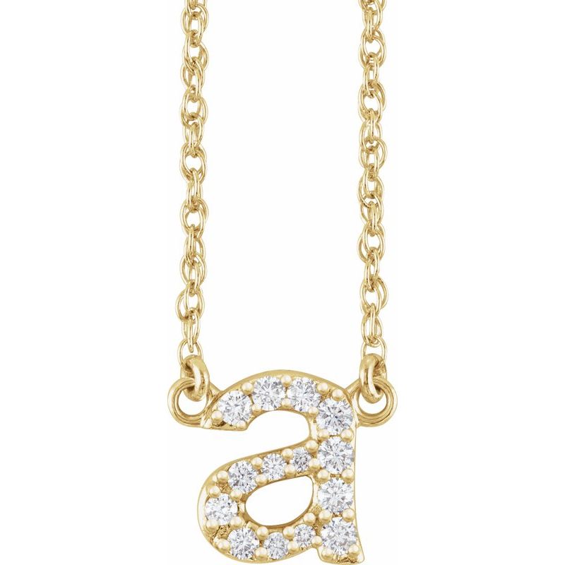 Lowercase Initial Necklace