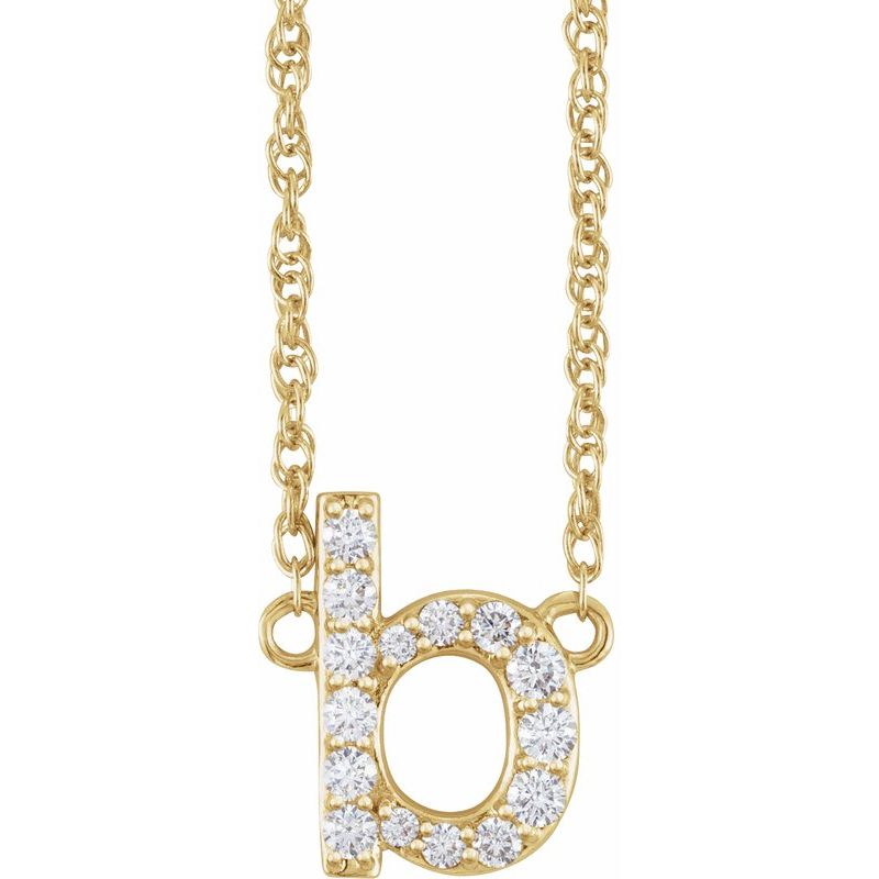 Lowercase Initial Necklace