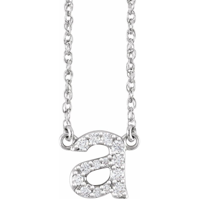 Lowercase Initial Necklace
