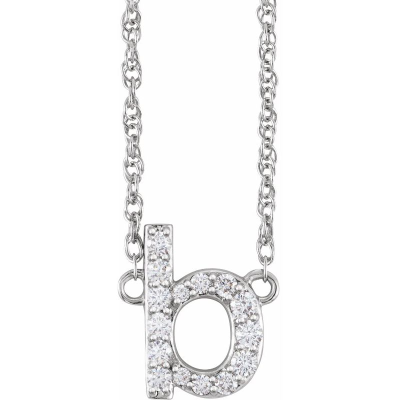 Lowercase Initial Necklace
