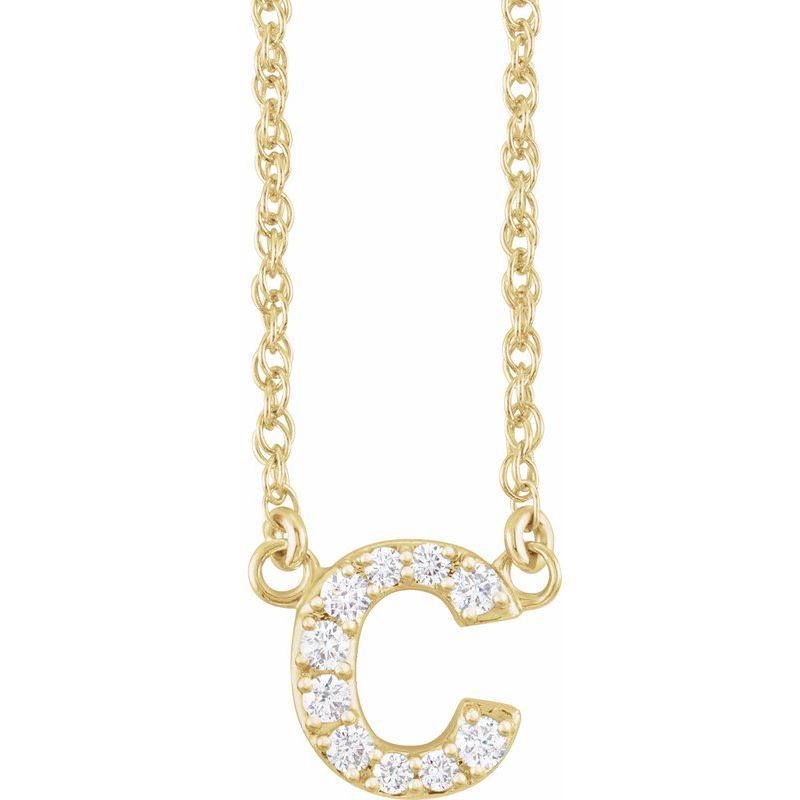 Lowercase Initial Necklace