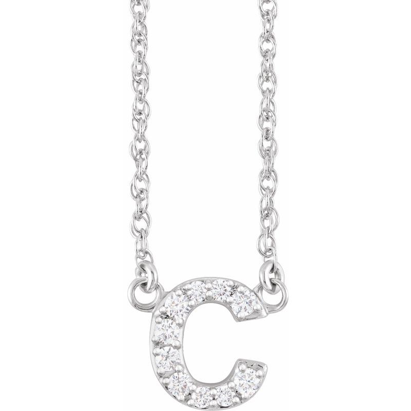 Lowercase Initial Necklace