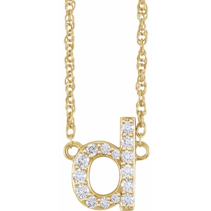 Lowercase Initial Necklace
