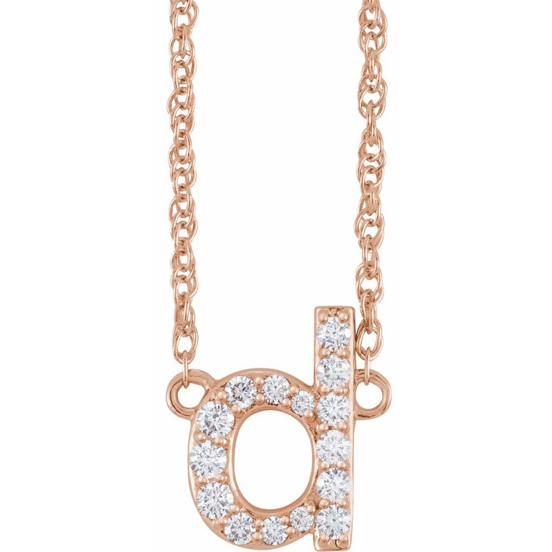 Lowercase Initial Necklace