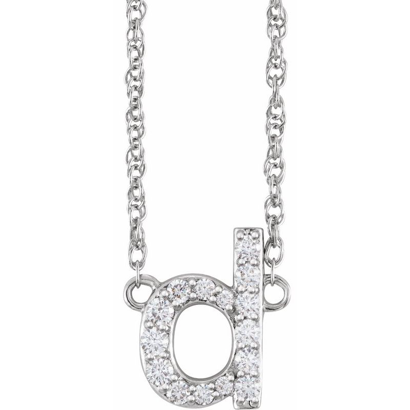 Lowercase Initial Necklace