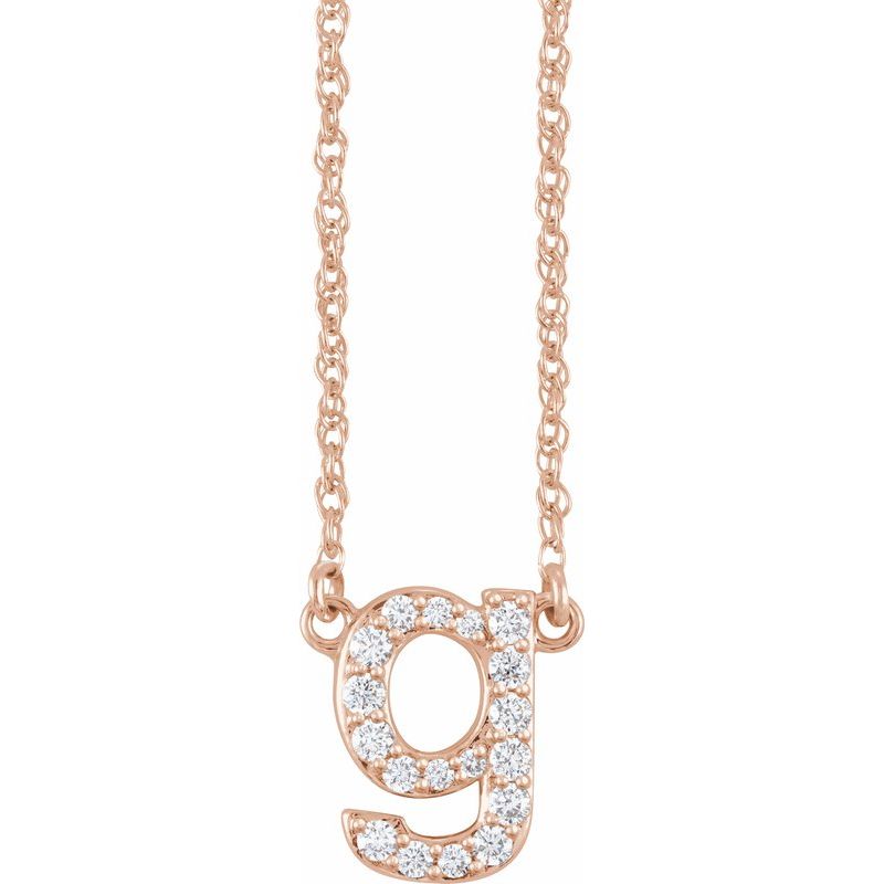 Lowercase Initial Necklace