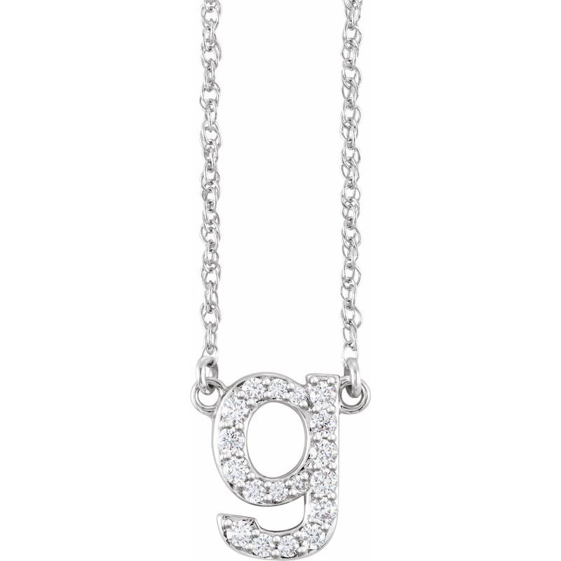 Lowercase Initial Necklace