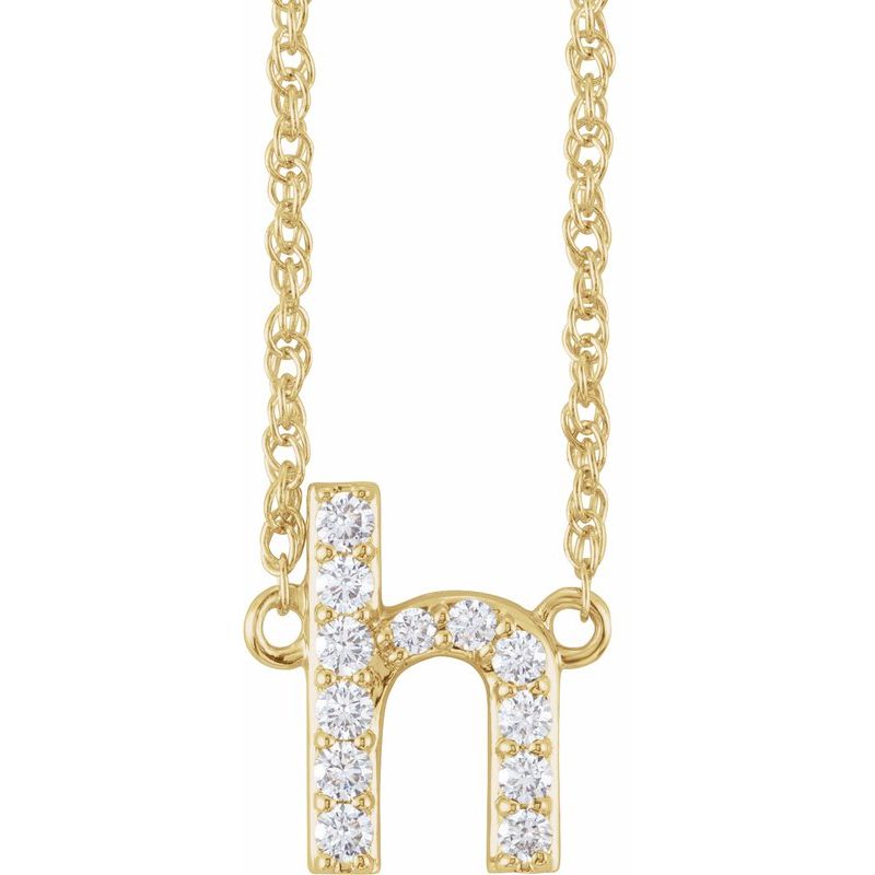 Lowercase Initial Necklace