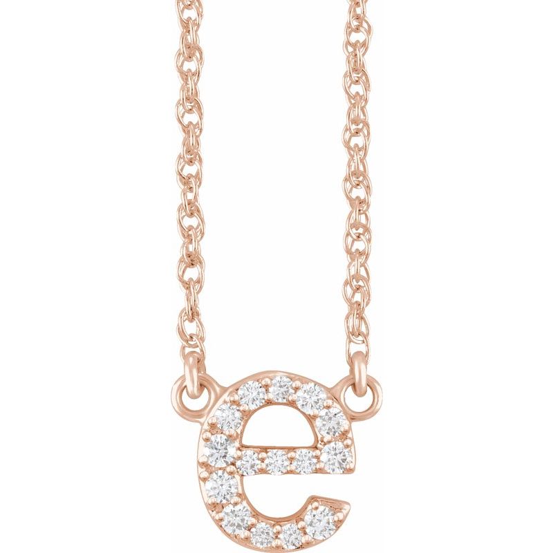 Lowercase Initial Necklace
