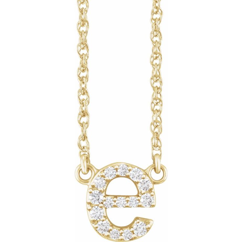 Lowercase Initial Necklace