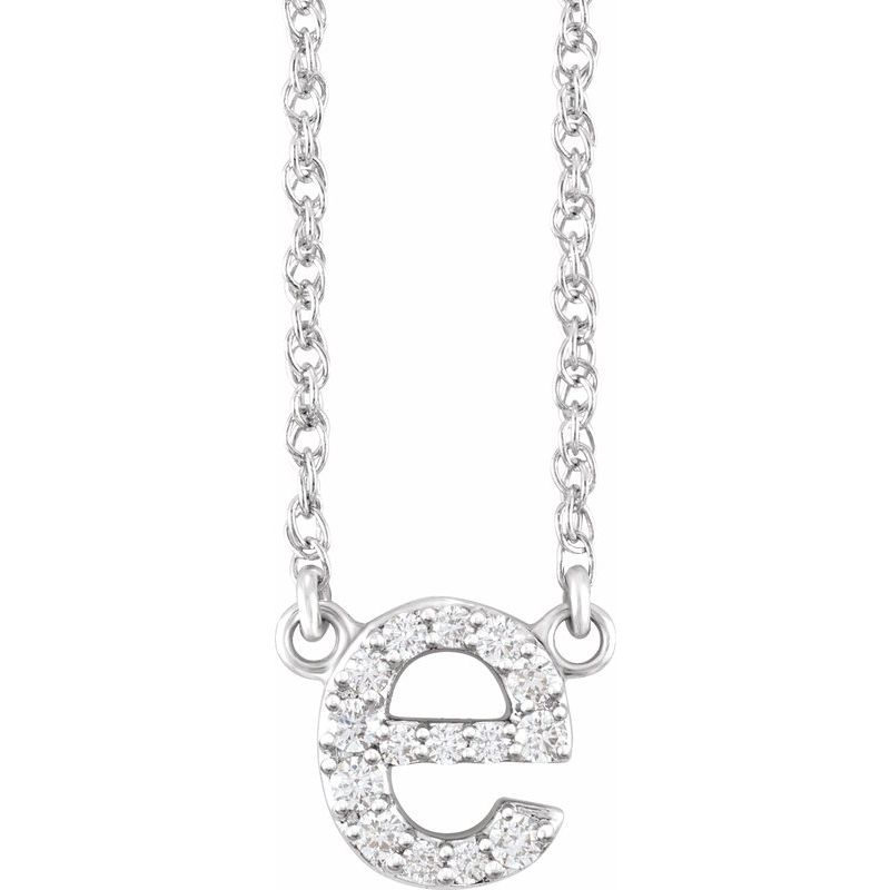 Lowercase Initial Necklace