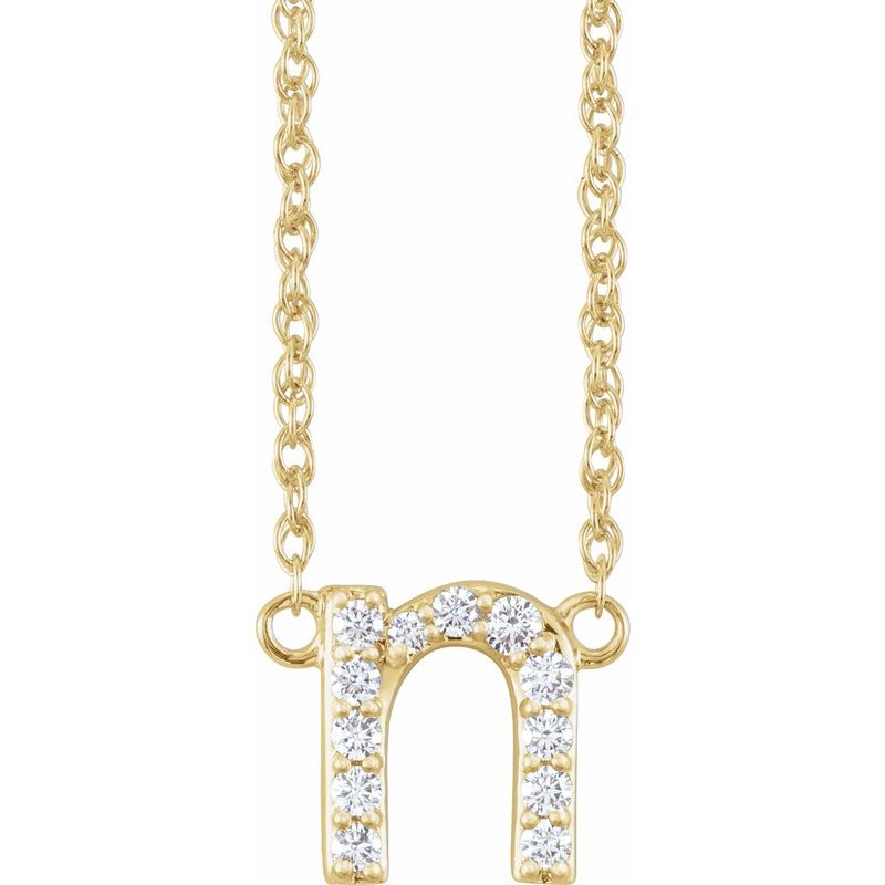 Lowercase Initial Necklace