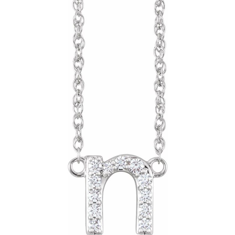 Lowercase Initial Necklace