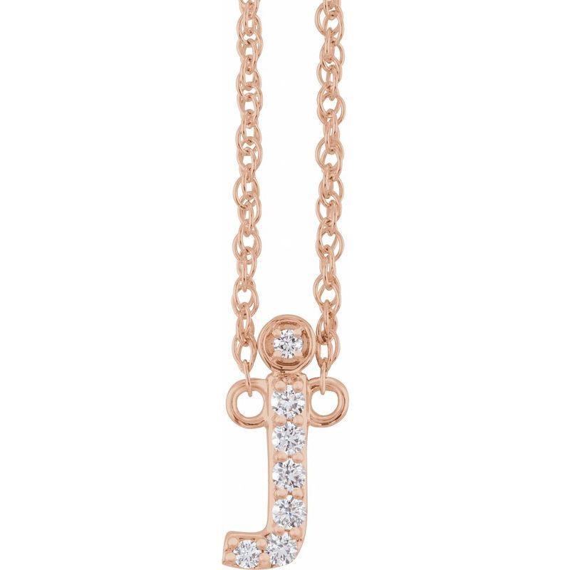 Lowercase Initial Necklace
