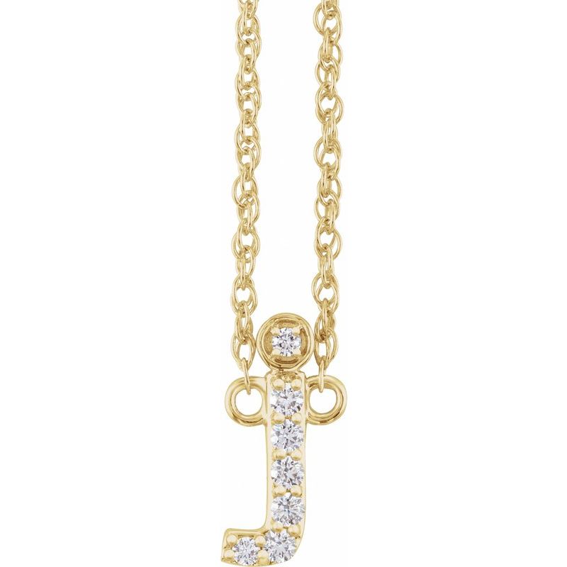 Lowercase Initial Necklace