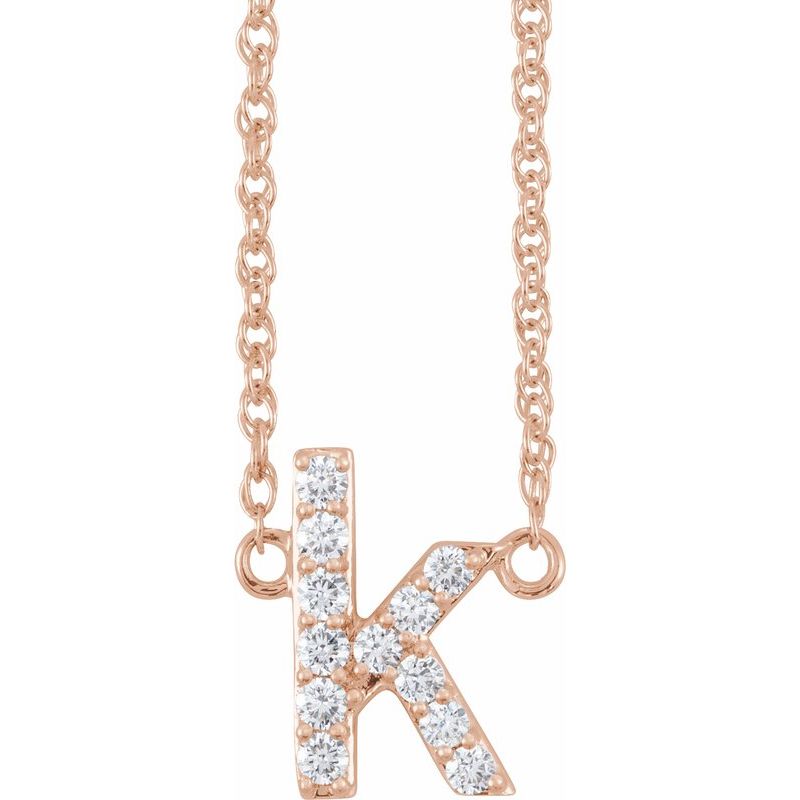 Lowercase Initial Necklace