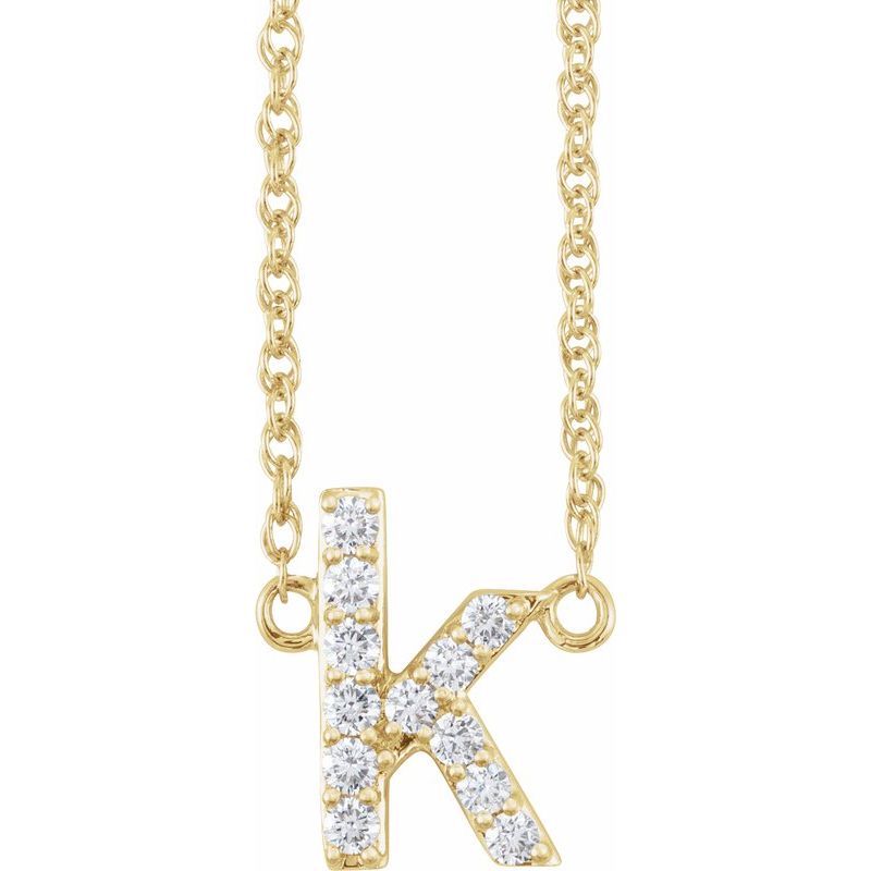 Lowercase Initial Necklace