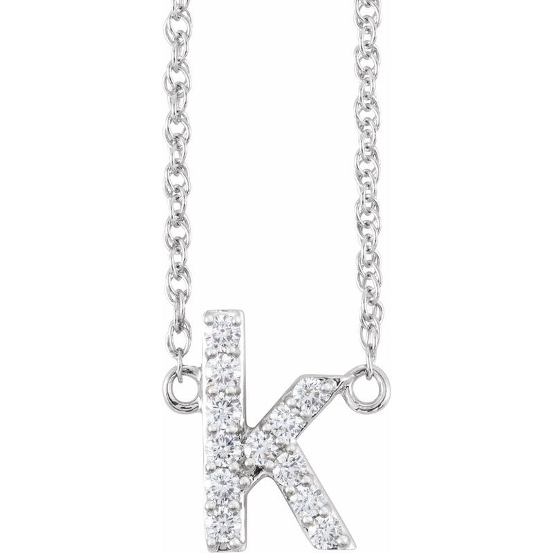 Lowercase Initial Necklace