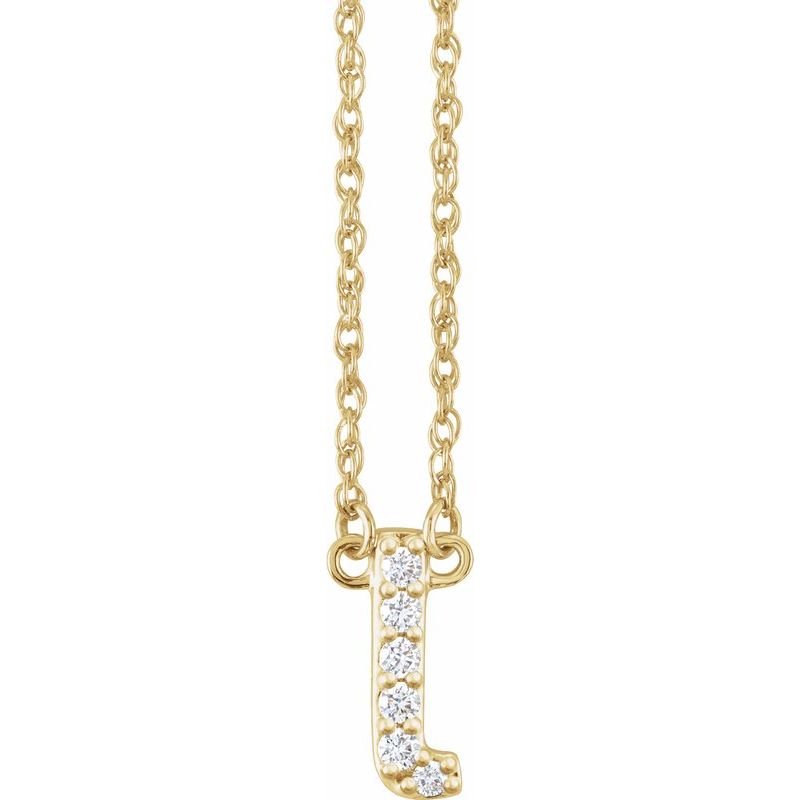 Lowercase Initial Necklace