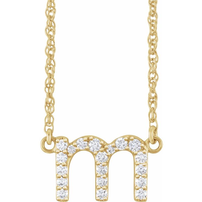 Lowercase Initial Necklace