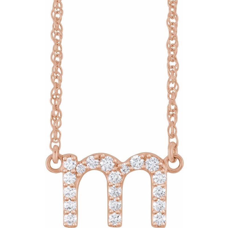 Lowercase Initial Necklace