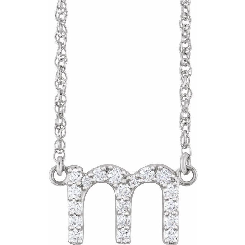Lowercase Initial Necklace