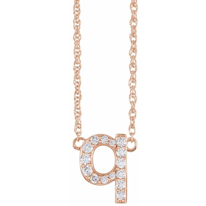Lowercase Initial Necklace