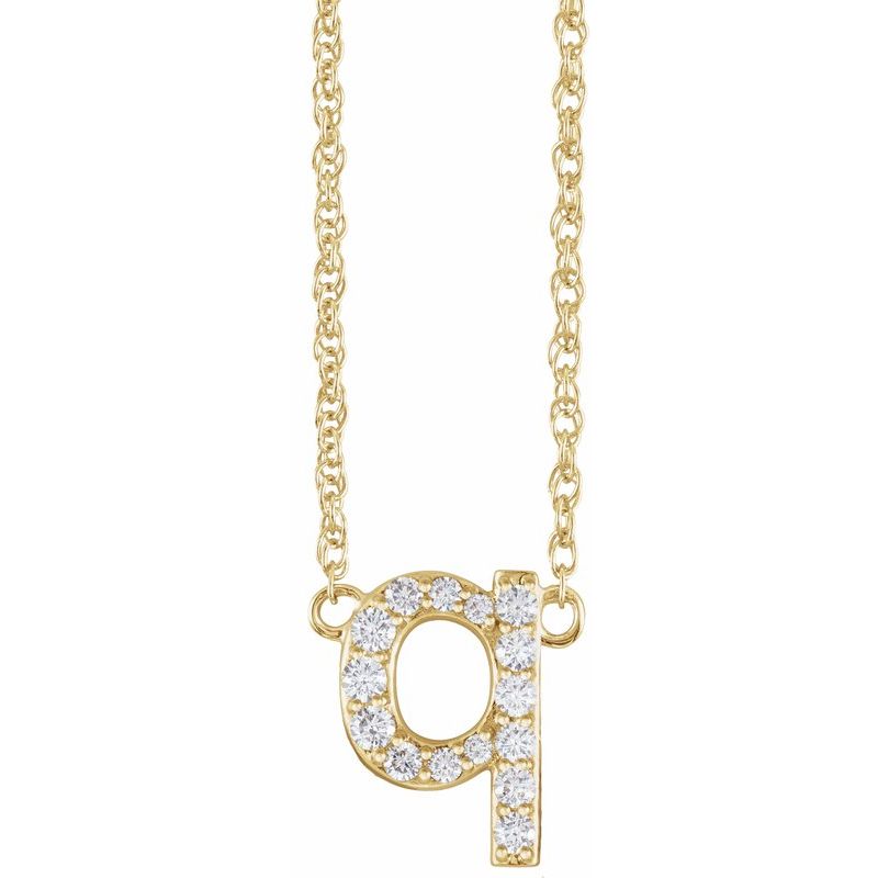 Lowercase Initial Necklace