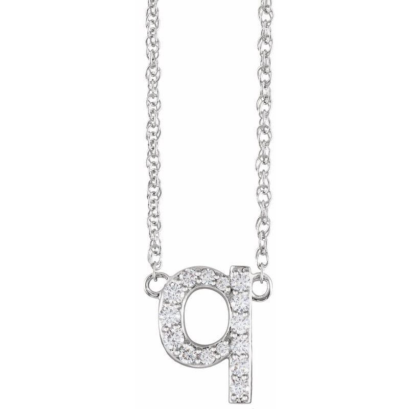 Lowercase Initial Necklace