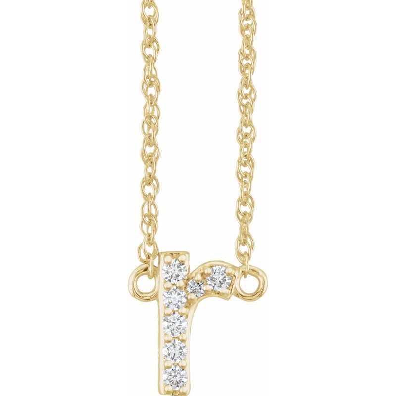 Lowercase Initial Necklace