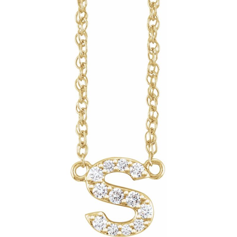 Lowercase Initial Necklace