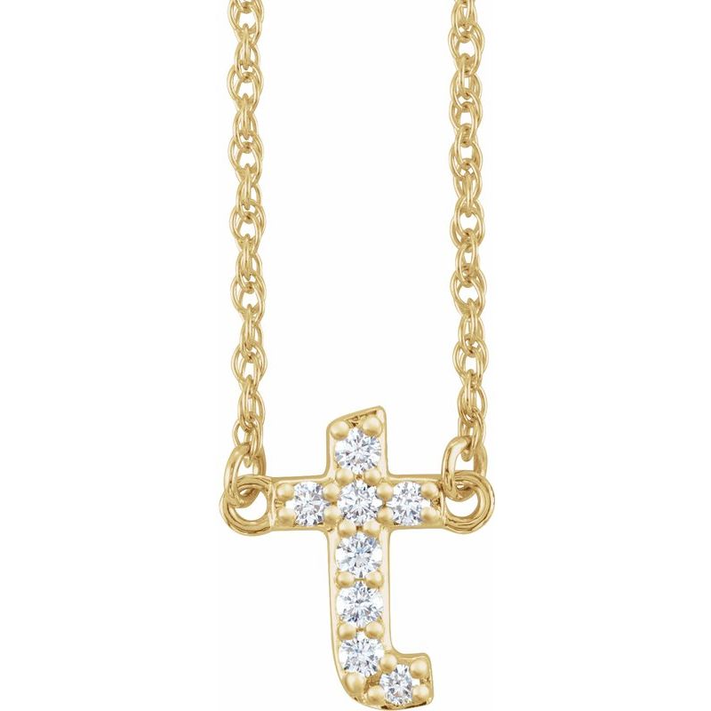 Lowercase Initial Necklace