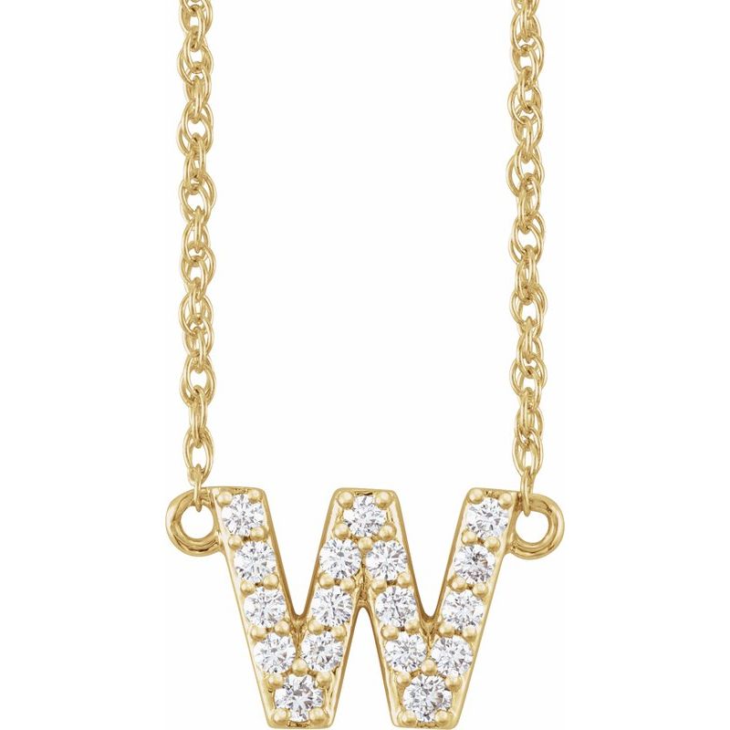 Lowercase Initial Necklace
