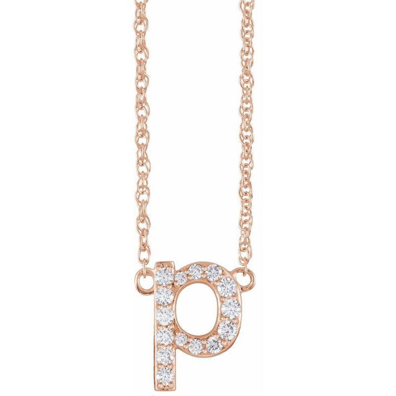 Lowercase Initial Necklace