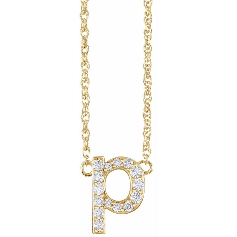 Lowercase Initial Necklace