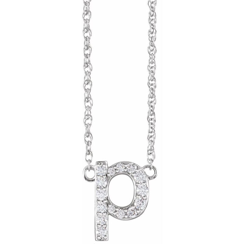 Lowercase Initial Necklace