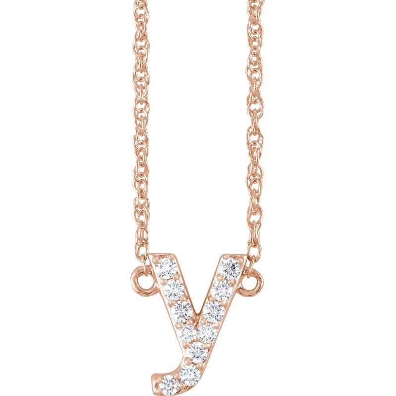 Lowercase Initial Necklace