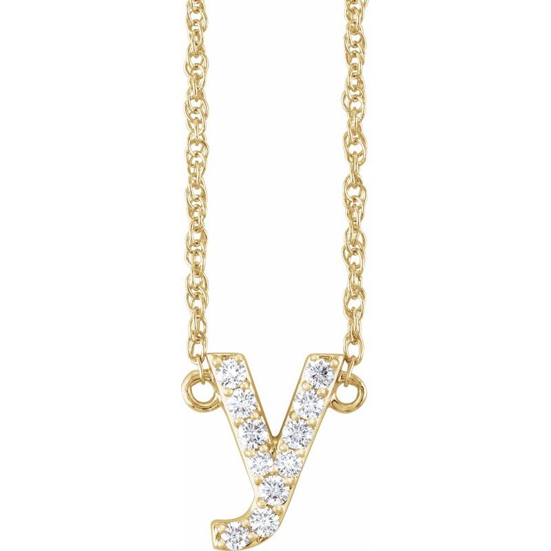 Lowercase Initial Necklace