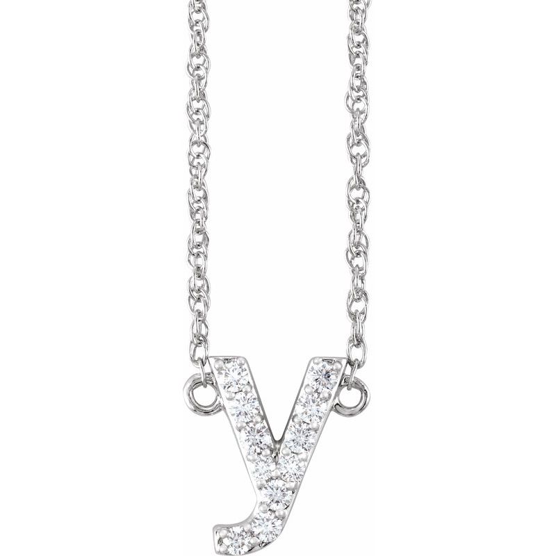 Lowercase Initial Necklace