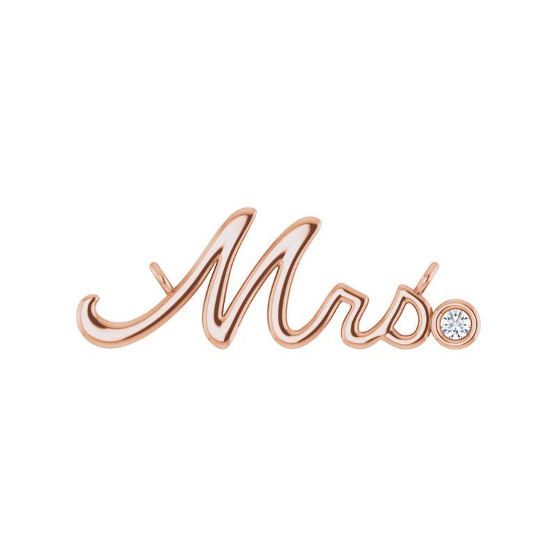 “Mrs” Necklace or Center
