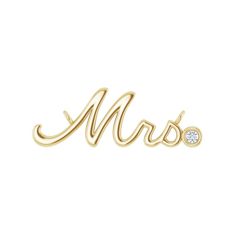 "Mrs" Necklace or Center