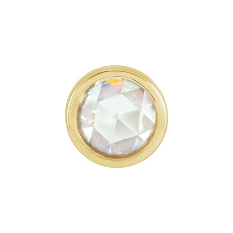 Round Bezel-Set Pendant