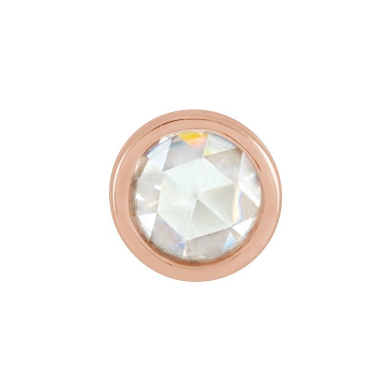Round Bezel-Set Pendant